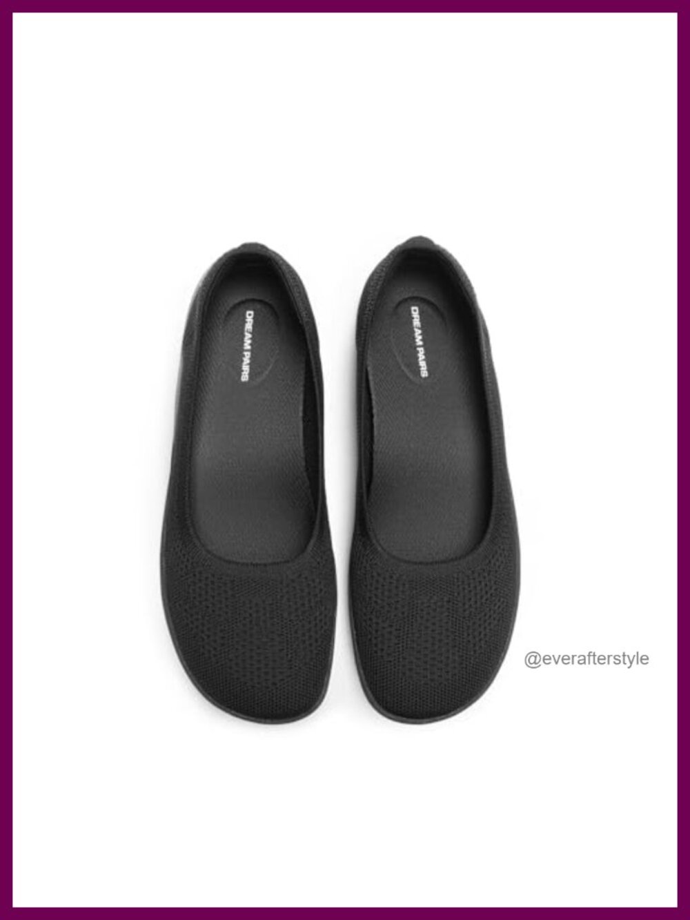 Womens Wide Toe Arch Support Knit Flats Foldable Washable Shoes